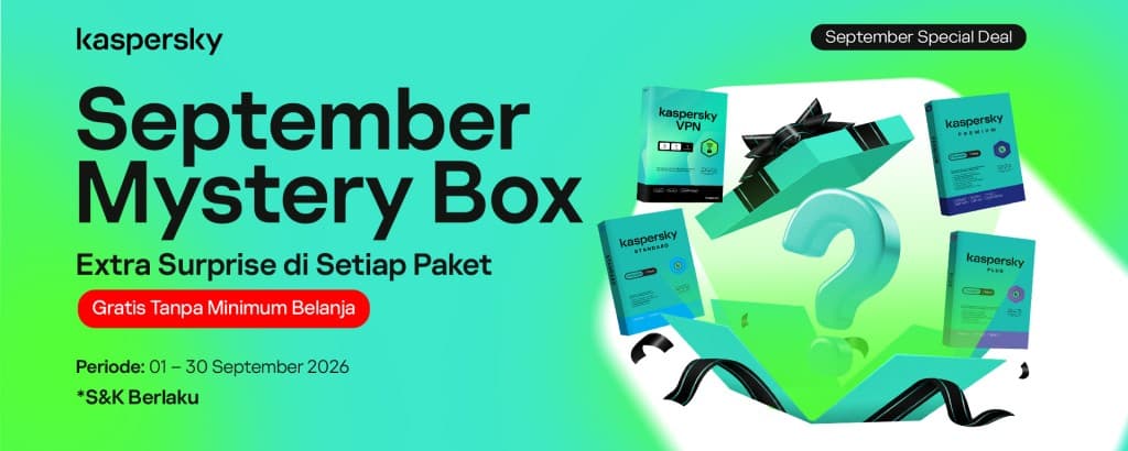 September Mystery Box | Extra Surprise Setiap Paket Gratis Tanpa Minimum Belanja
