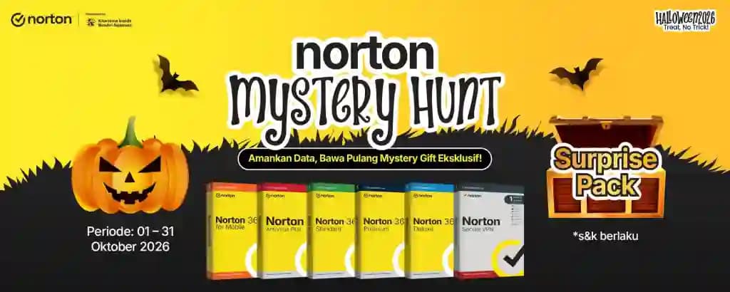 Norton Mystery Hunt | Amankan Data, Bawa Pulang Mystery Gift Eksklusif!